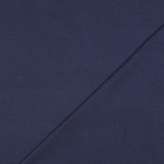 Organic Cotton Ribbing - Navy