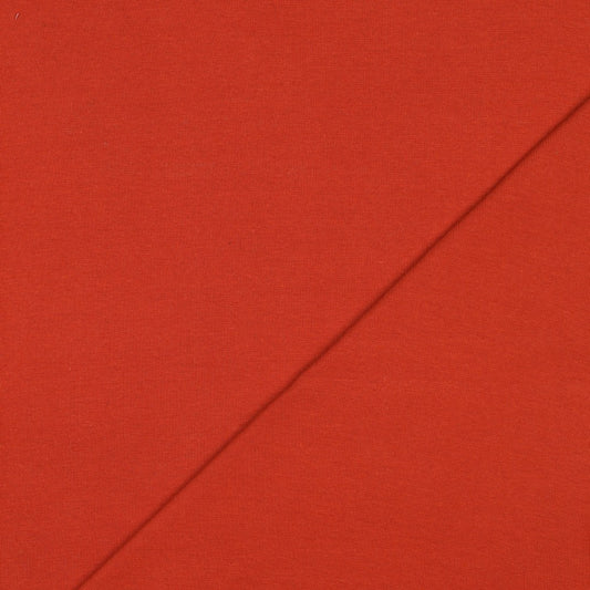 Organic Cotton Ribbing - Pumpkin Spice