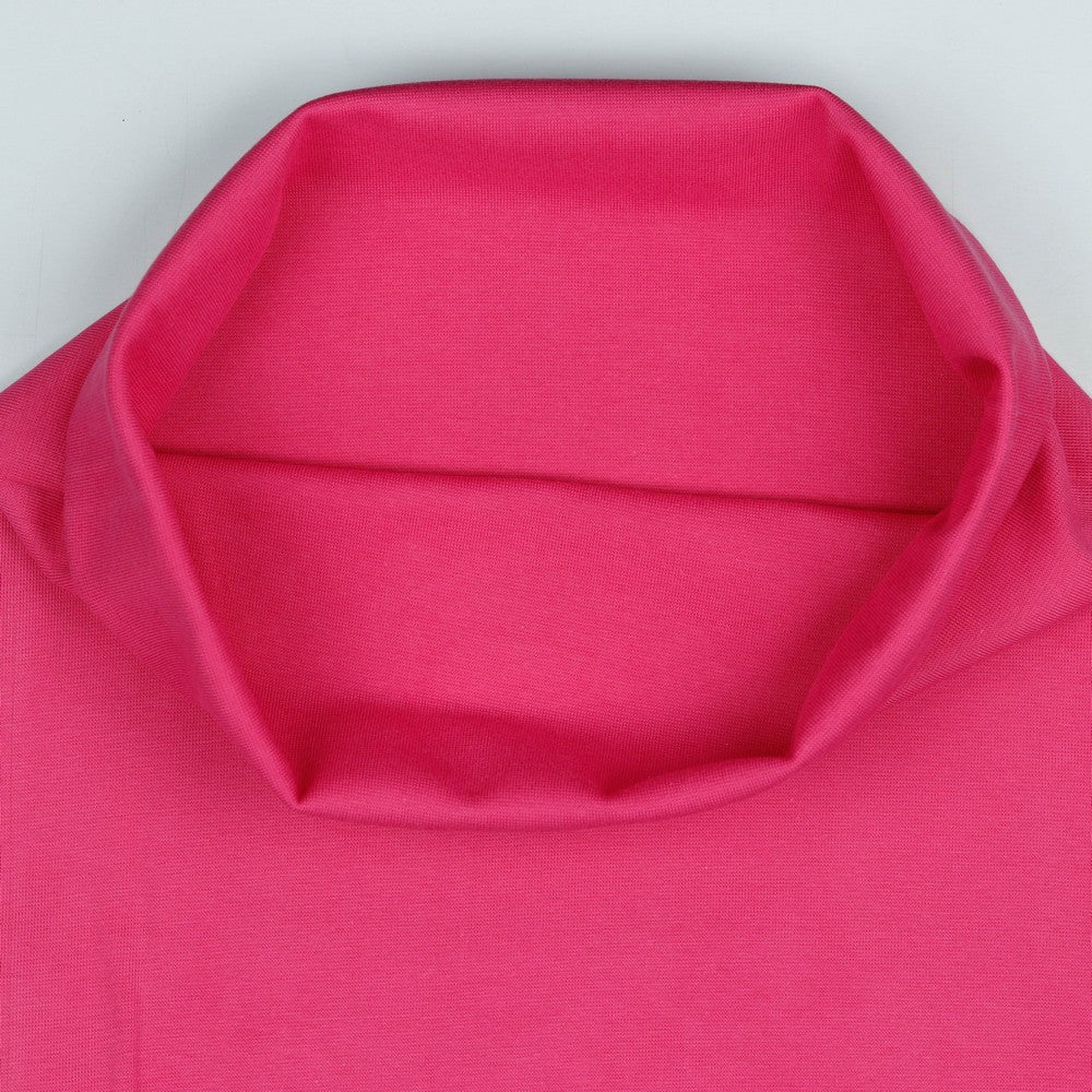 Organic Cotton Ribbing - Fuchsia