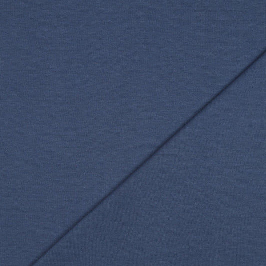 Organic Cotton Ribbing - Indigo