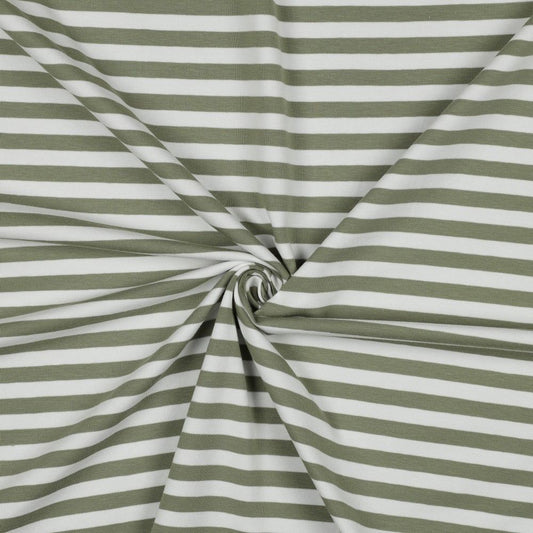 Yarn Dyed Stripe Cotton Jersey