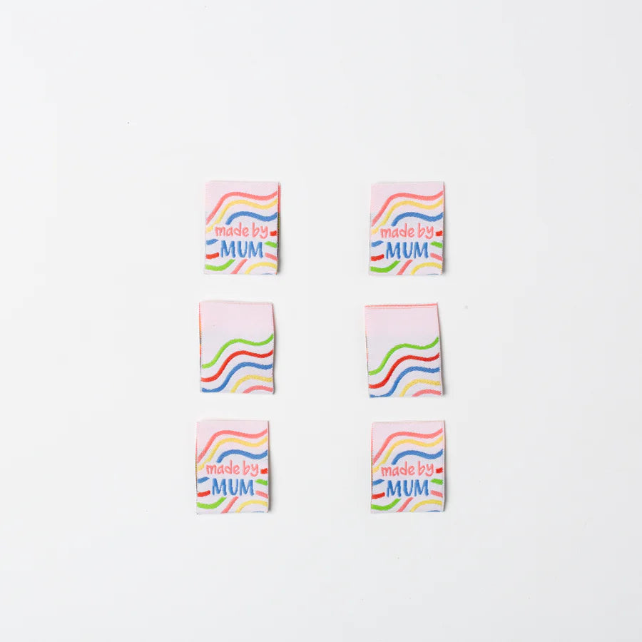 Little Rosy Cheeks - Made By Mum - Pack of 6 Sewing Labels