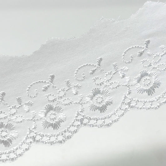 55mm Broderie Anglaise Trim
