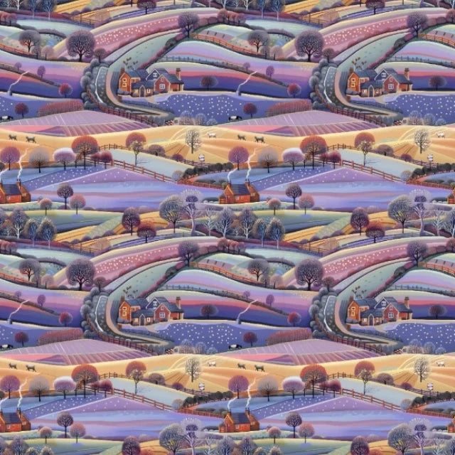 Frosty Fields Cotton Jersey