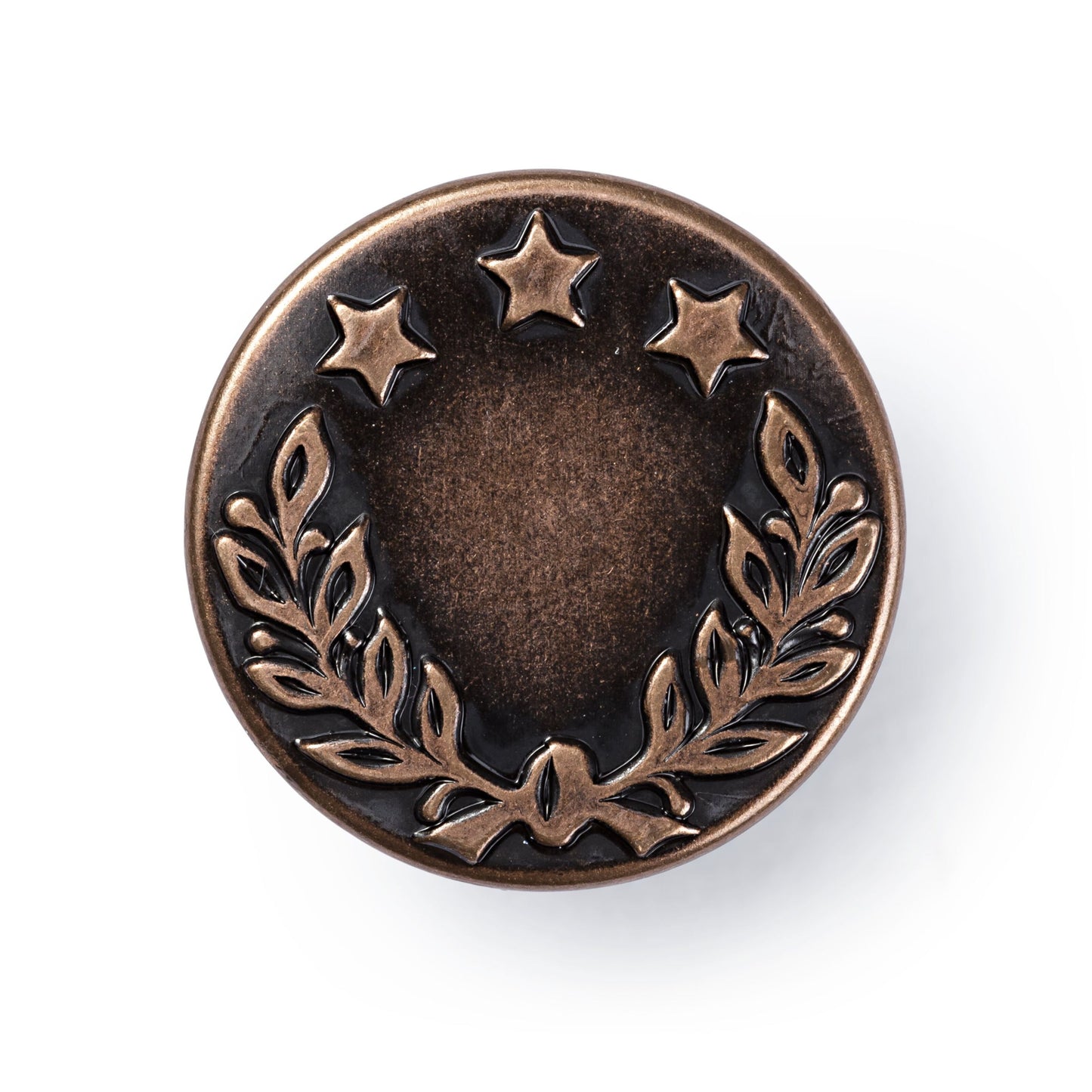 Prym No Sew Jeans Buttons 17mm - Laurel Wreath