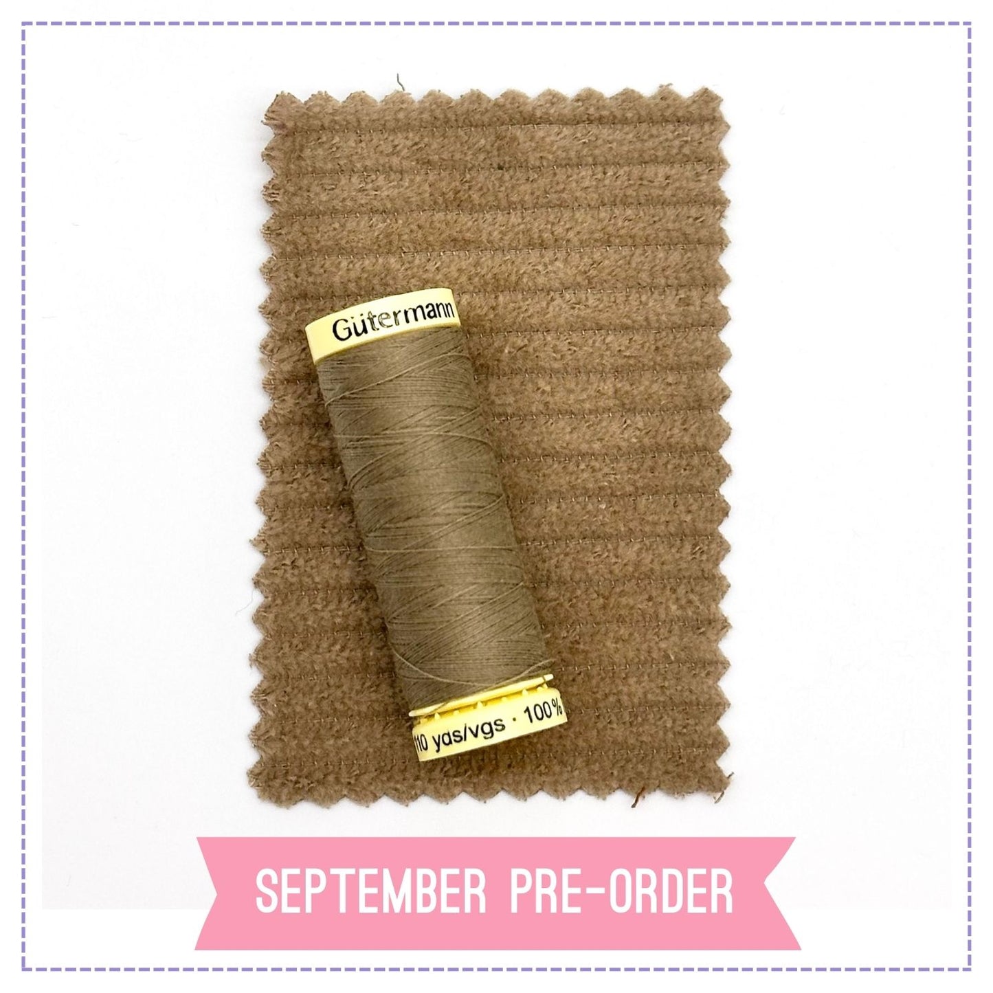 4.5 Wale Jumbo Cord - Fawn (Pre-Order)