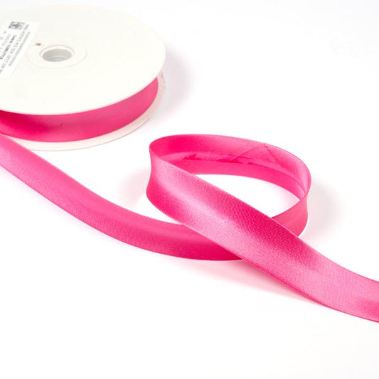 Satin Bias Binding - Rose