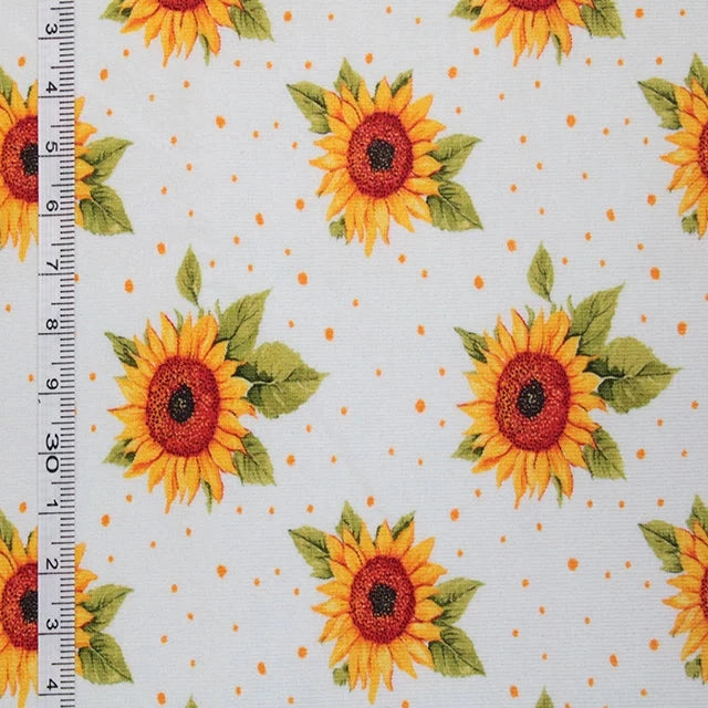 Sunflowers Cotton Jersey