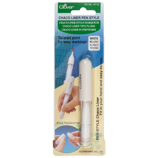 Clover Chaco Liner - Pen Style - White