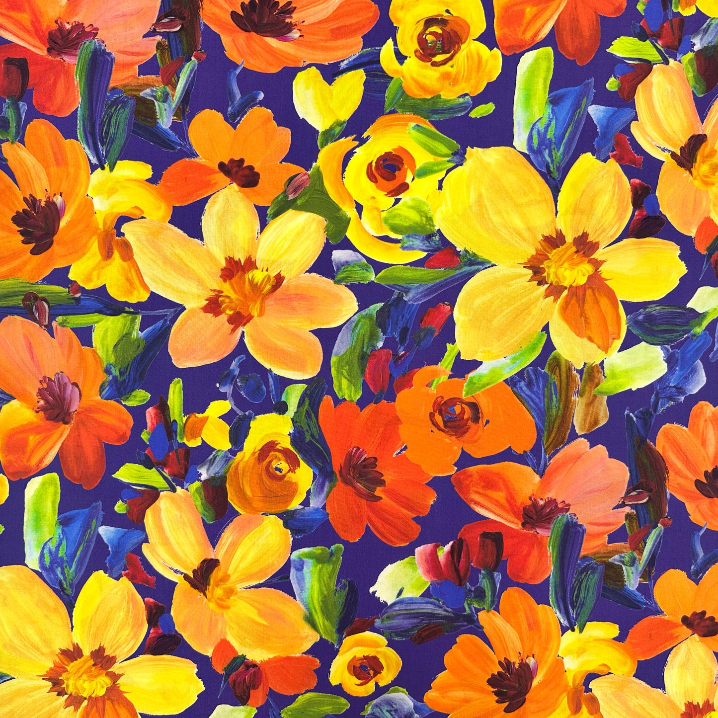 High Summer Blooms Viscose - 1.5M Remnant