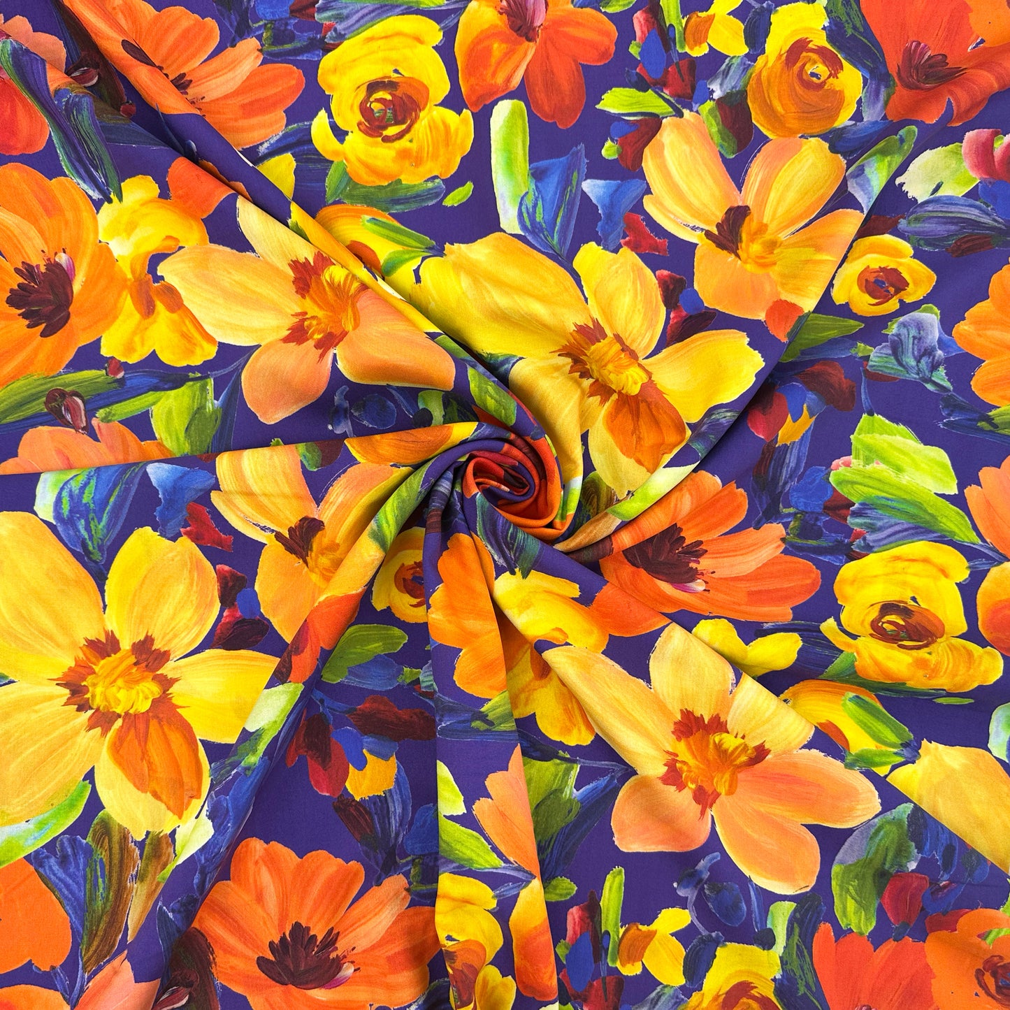 High Summer Blooms Viscose - 1.5M Remnant