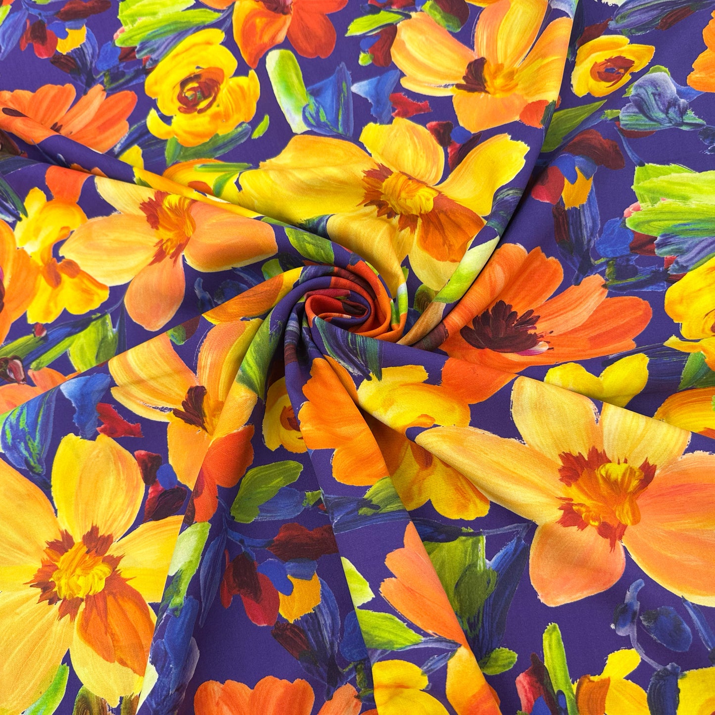 High Summer Blooms Viscose - 1.5M Remnant