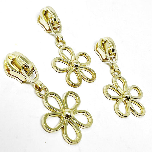 Daisy Zip Sliders - 6mm/No.5