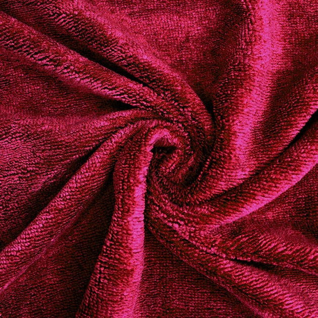 Supersoft Bamboo Blend Towelling - Wine