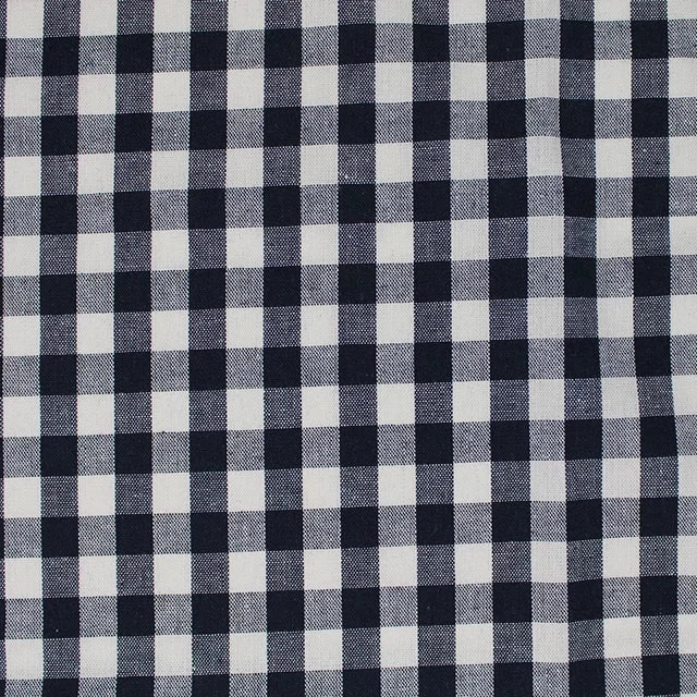 1CM Cotton Gingham - Navy