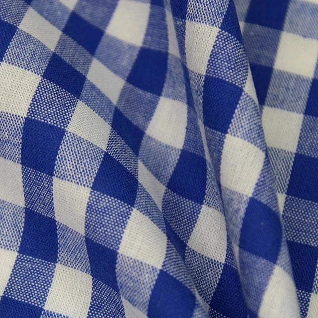 1CM Cotton Gingham - Royal
