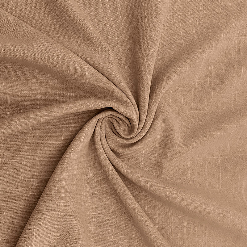 Linen Viscose Slub - Latte - 1M Remnant