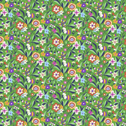 Dashwood Kaleidoscope Ace Lawn - Green