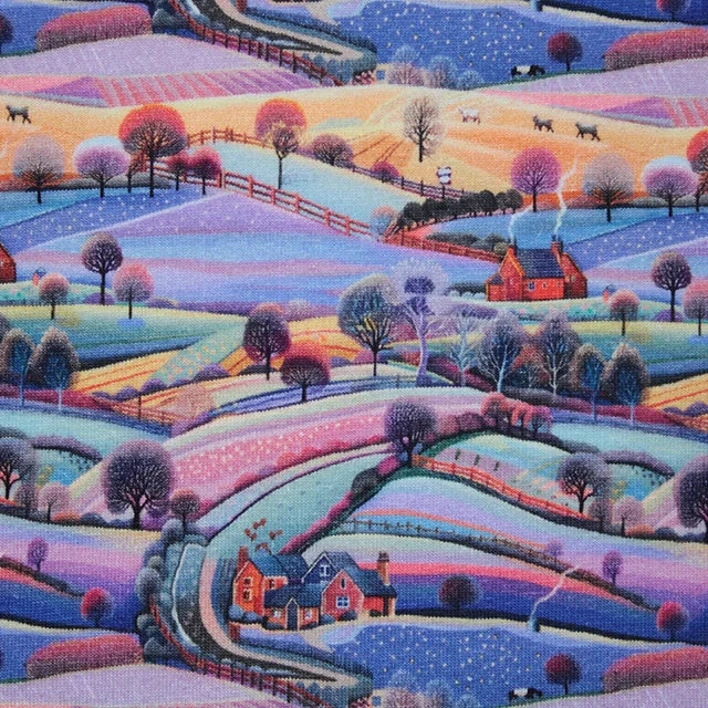 Frosty Fields Cotton Jersey