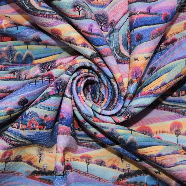 Frosty Fields Cotton Jersey