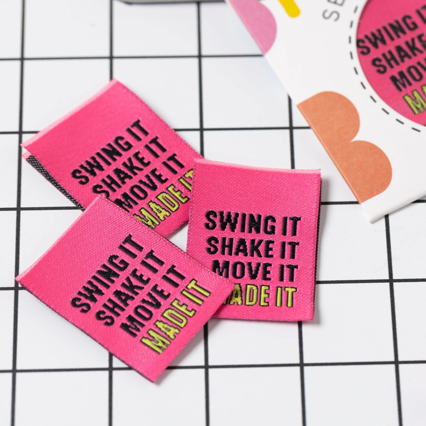 Little Rosy Cheeks - Swing It - Pack of 6 Sewing Labels