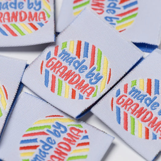 Little Rosy Cheeks - Made By Grandma - Pack of 6 Sewing Labels