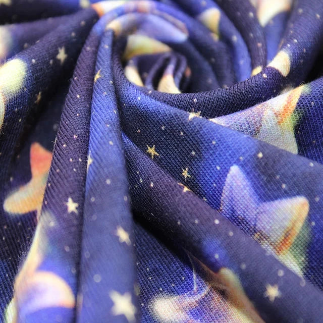 Golden Stars Cotton Jersey