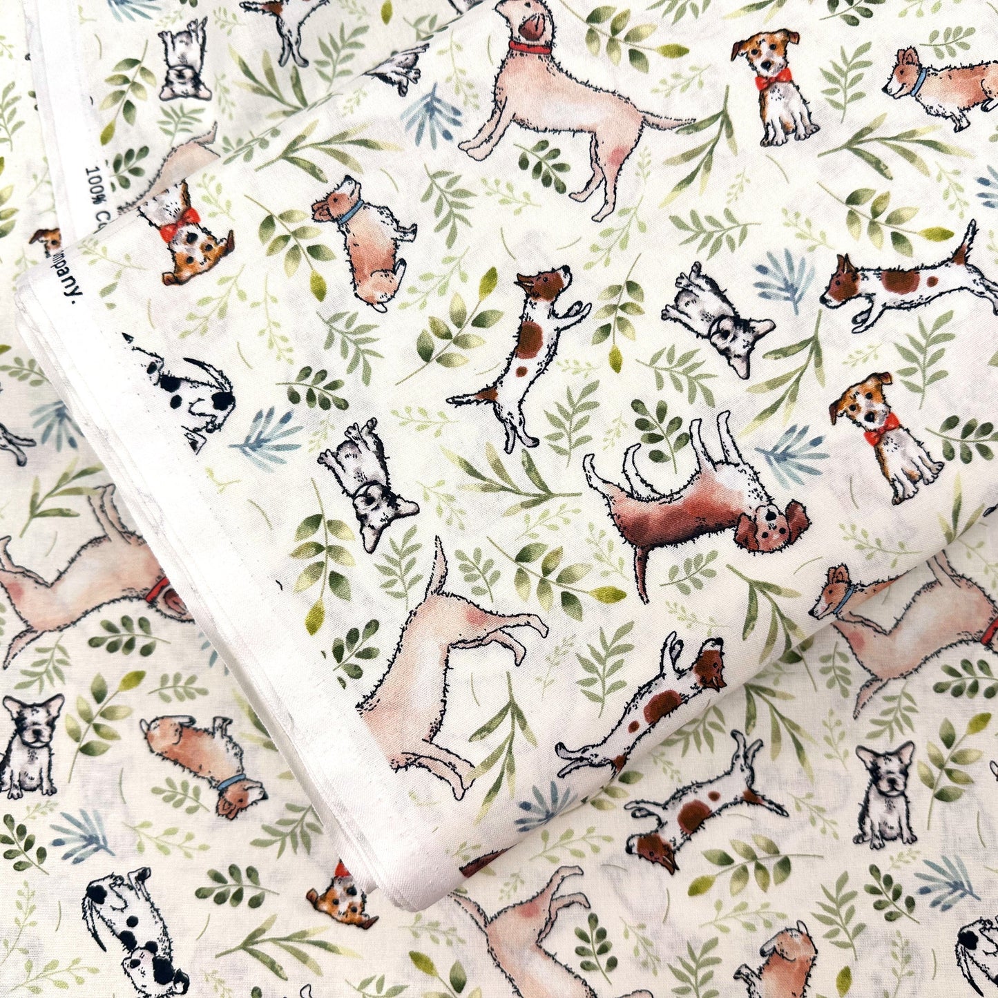 The Craft Cotton Company - Man's Best Friend - Winter Foliage