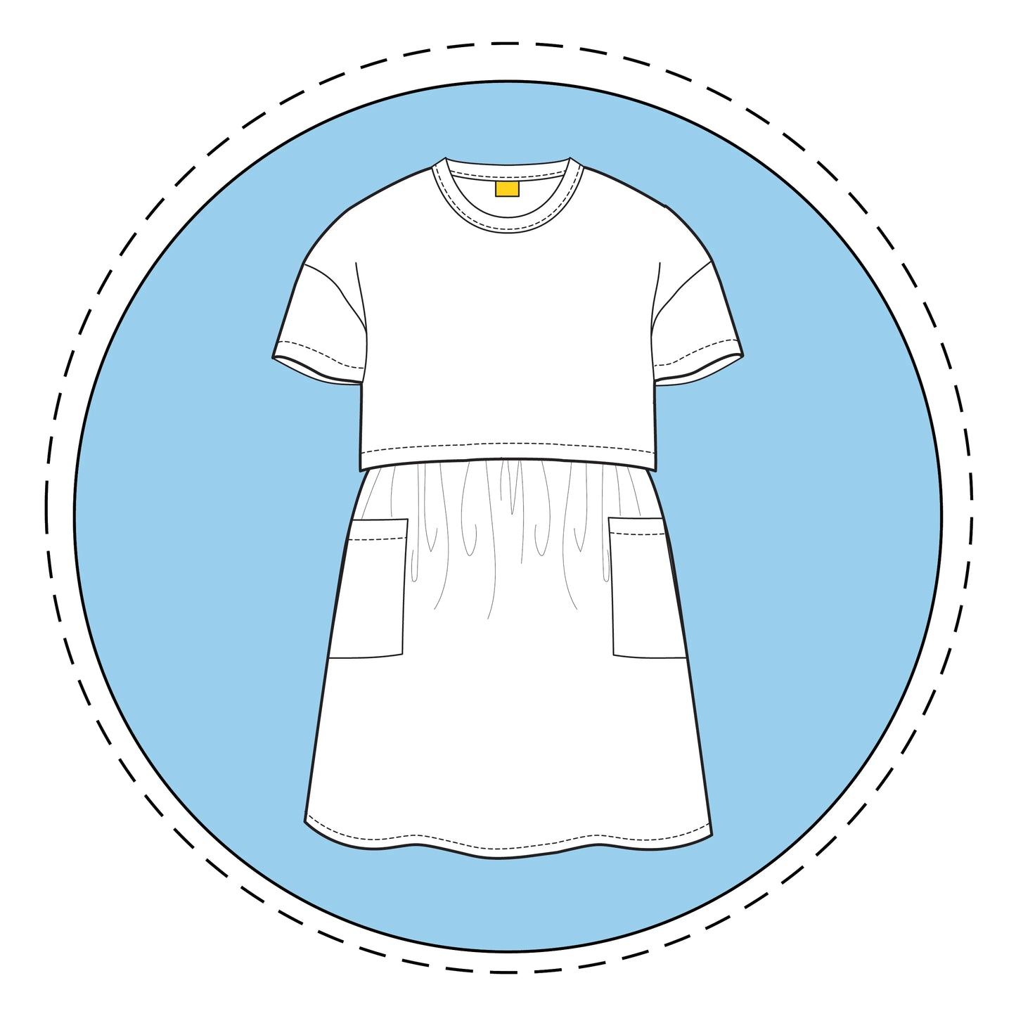 Little Rosy Cheeks - Mizzle Dress Sewing Pattern