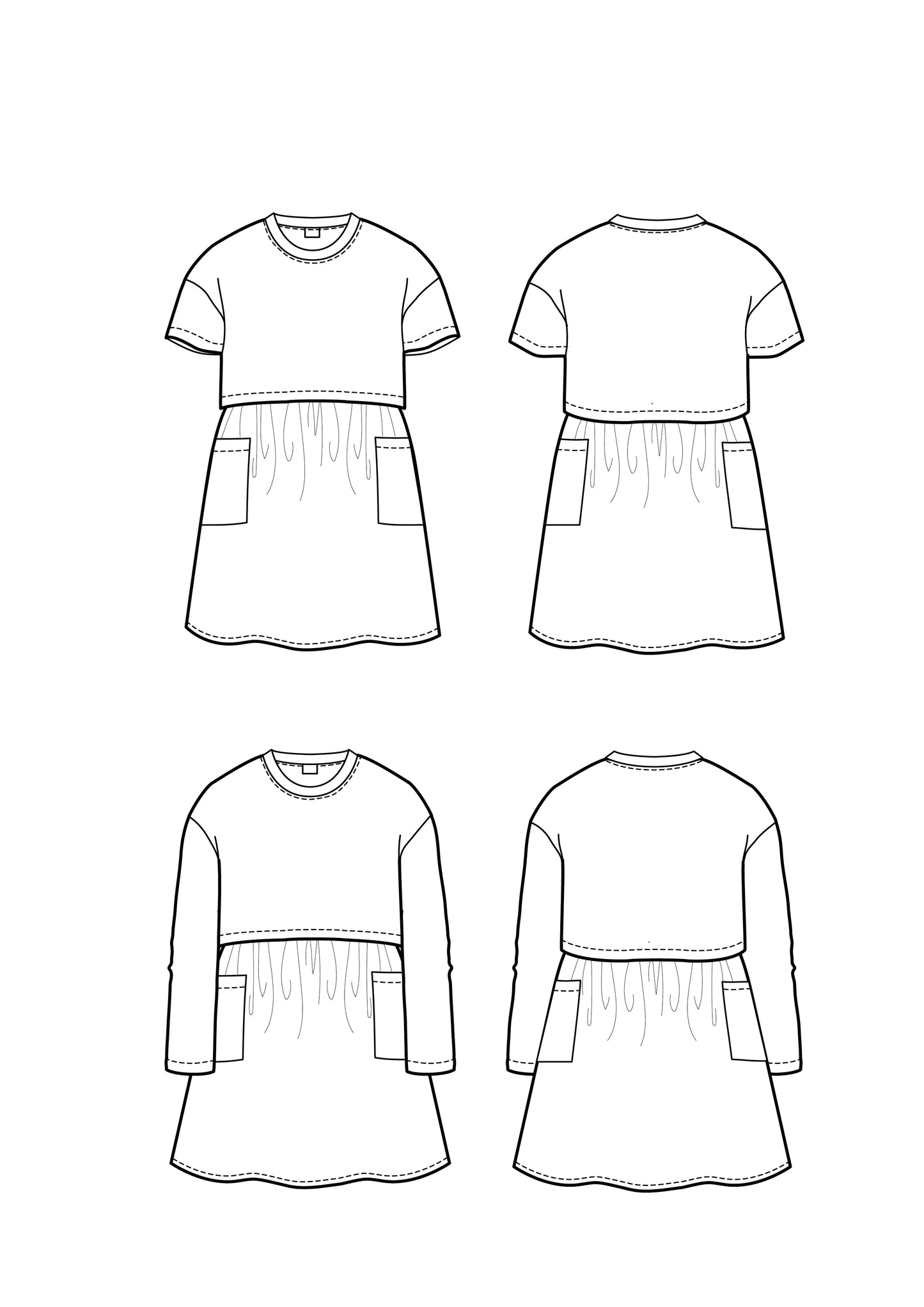 Little Rosy Cheeks - Mizzle Dress Sewing Pattern