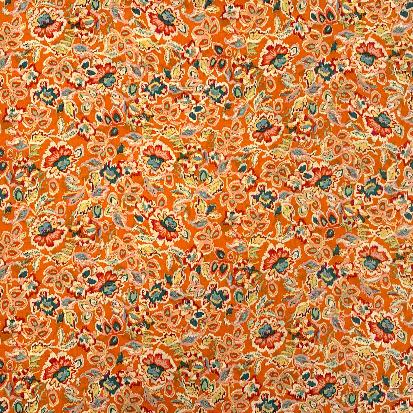 Palma Pima Cotton Lawn - Orange