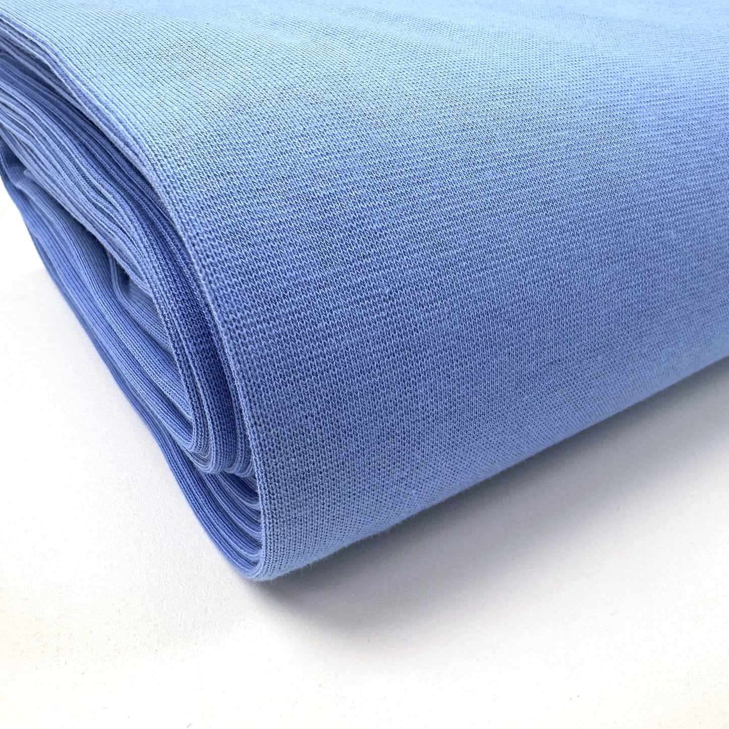 Organic Cotton Ribbing - Blue
