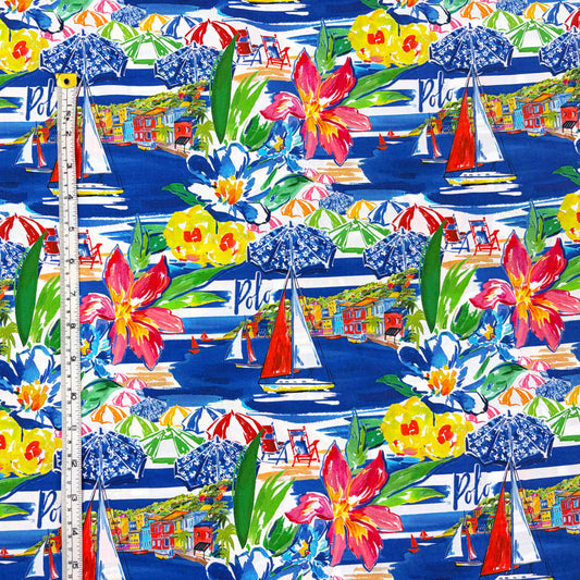 Polo Riviera - Ex Designer Cotton Poplin