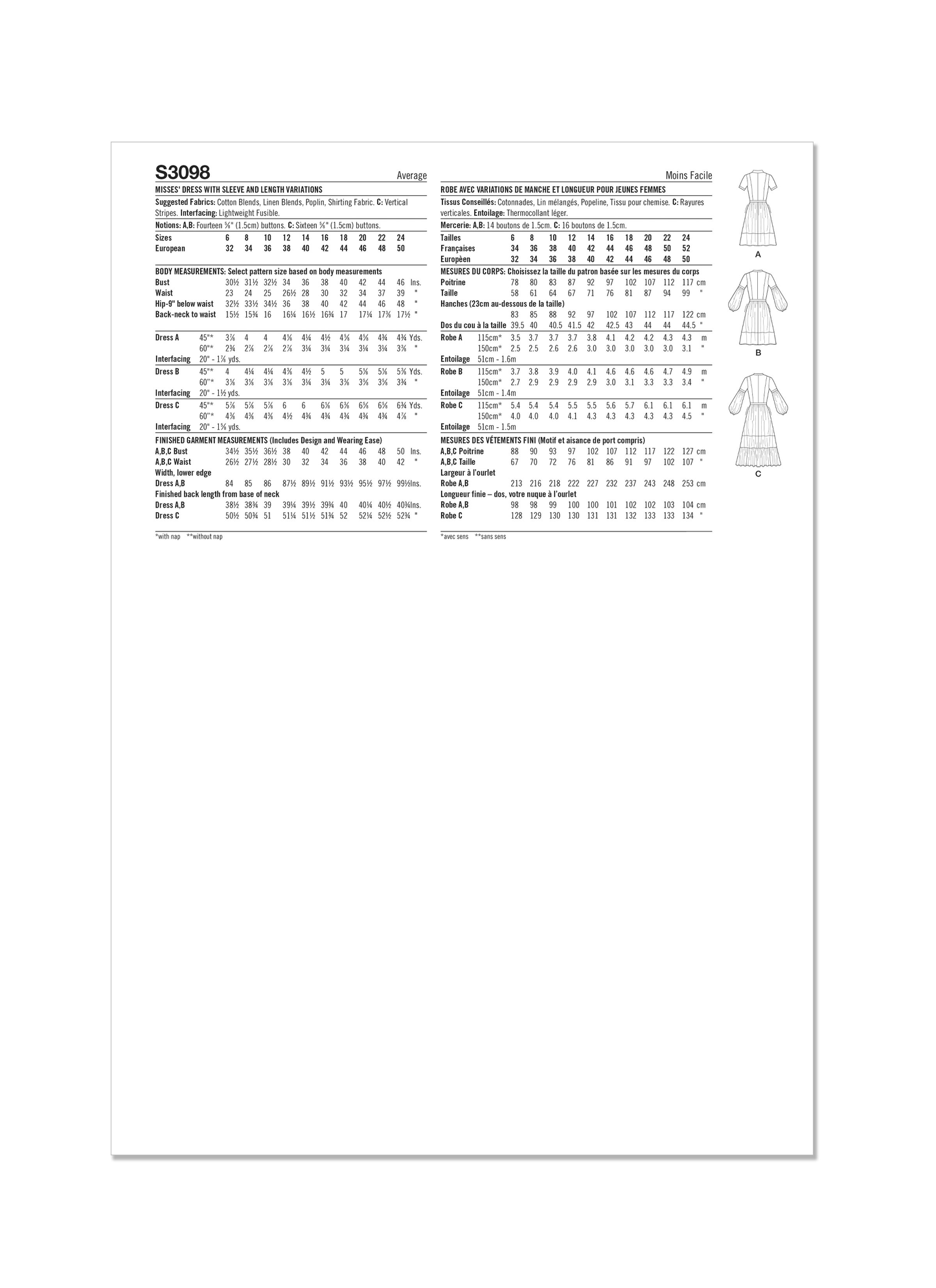 Simplicity 3098