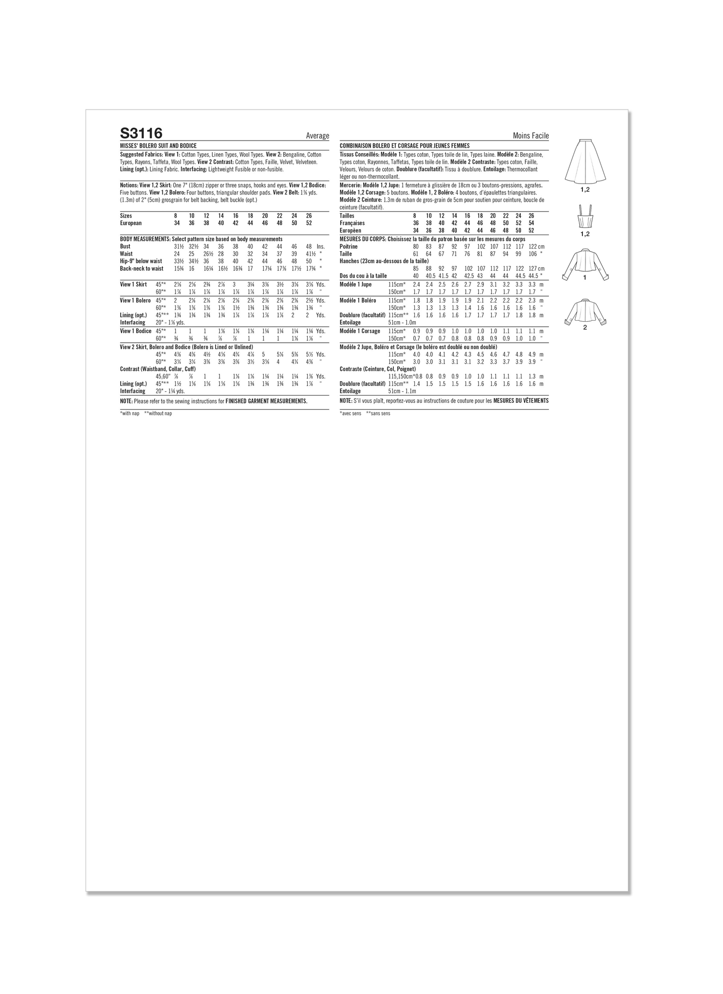 Simplicity 3116