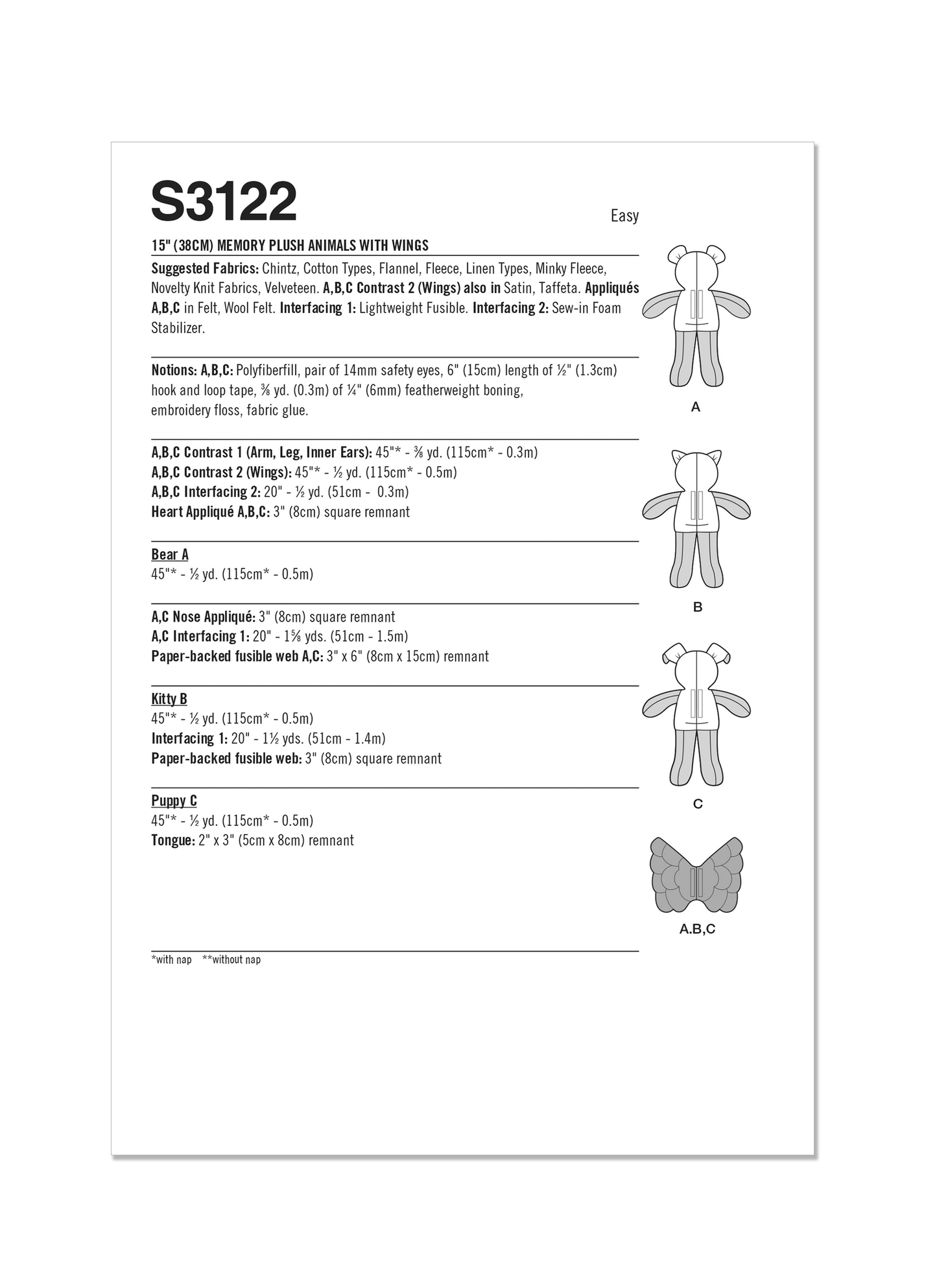 Simplicity 3122
