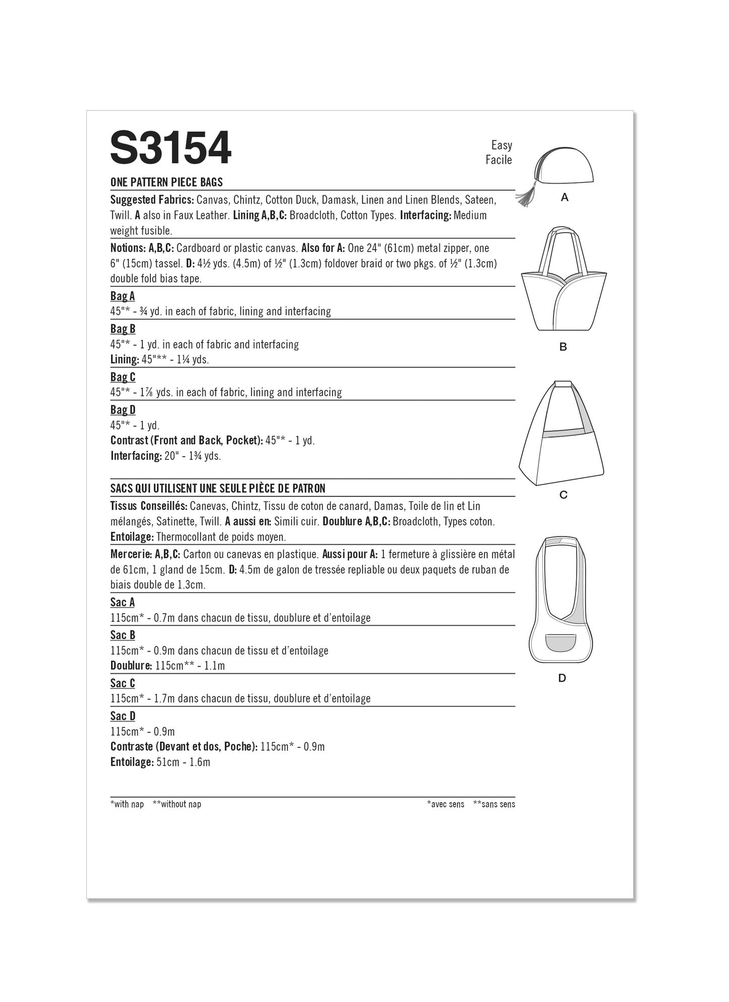 Simplicity 3154