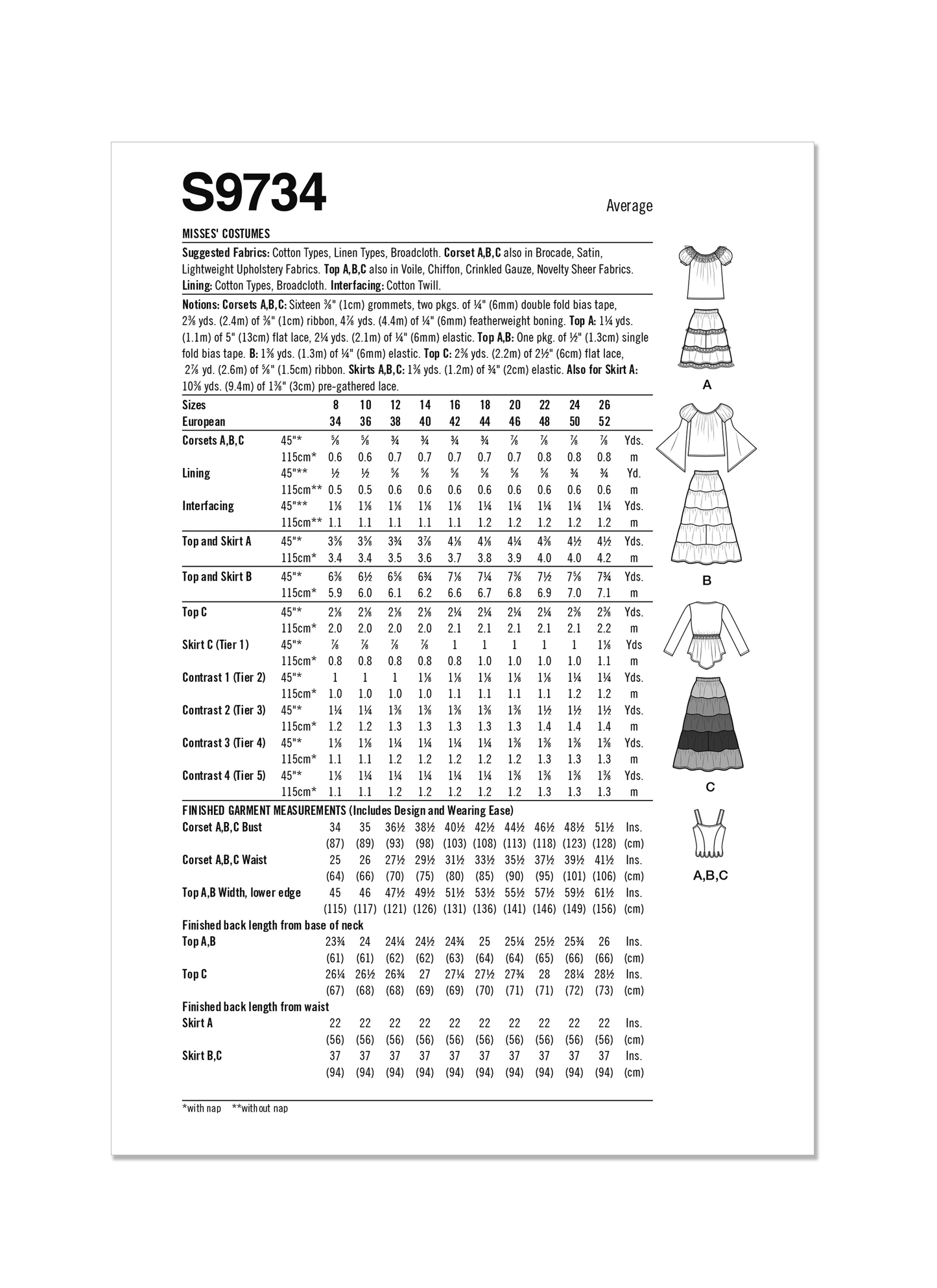 Simplicity 9734