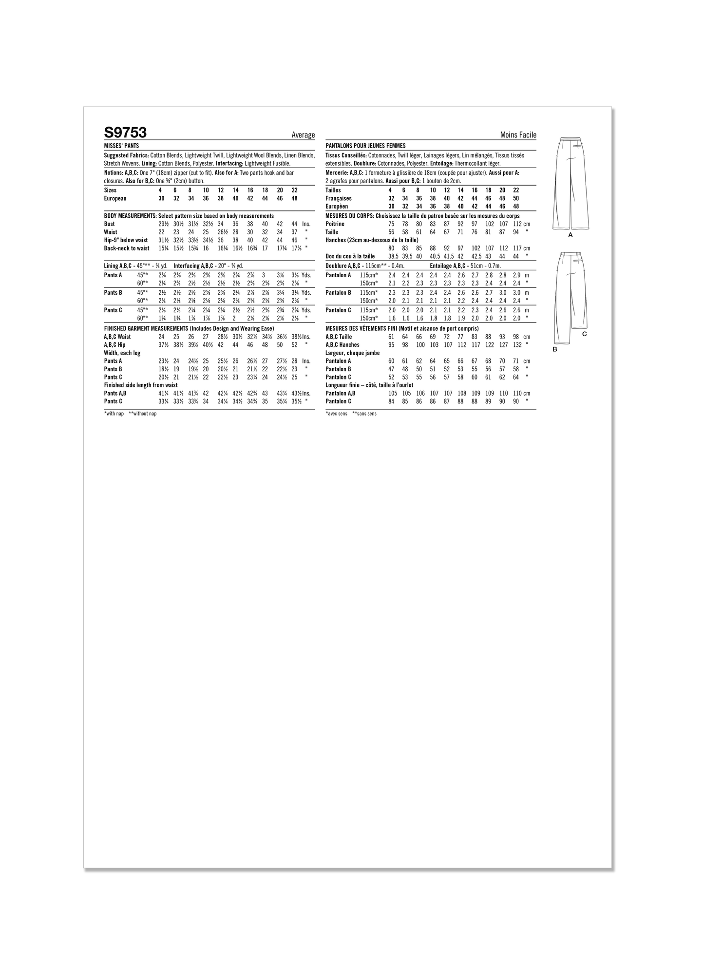 Simplicity 9753