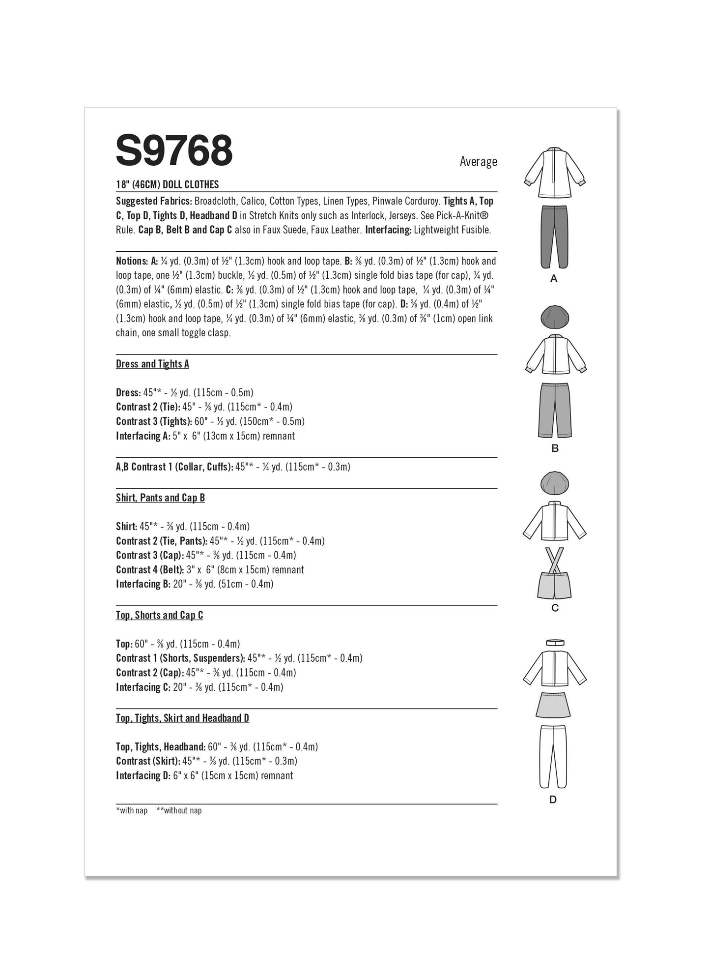 Simplicity 9768