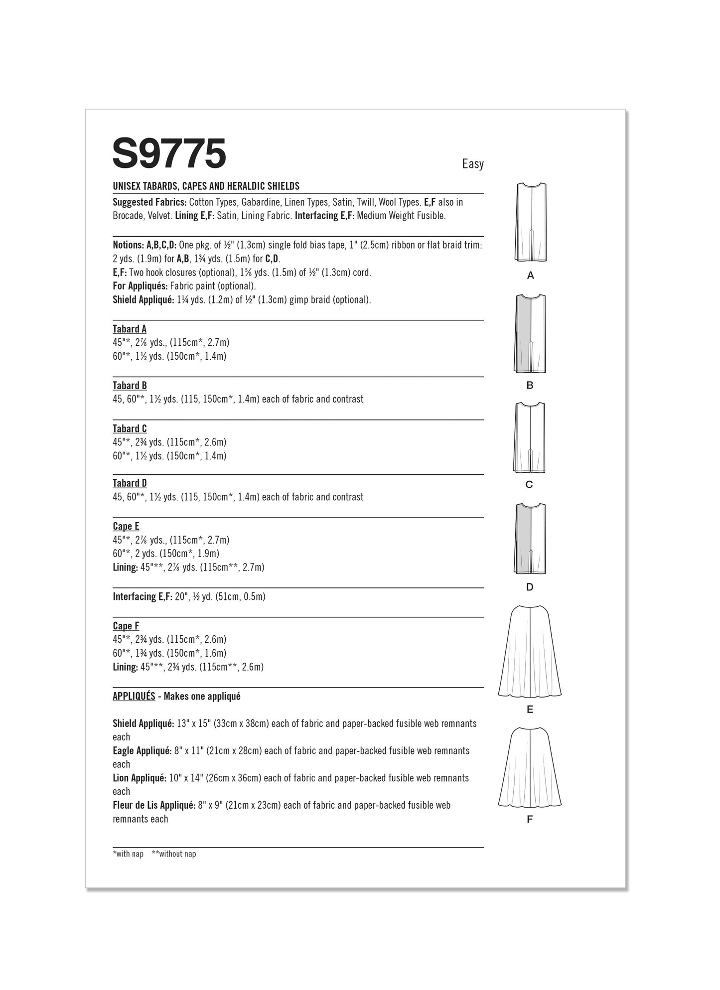 Simplicity 9775