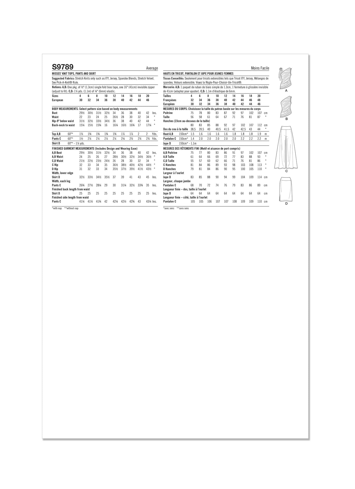 Simplicity 9789