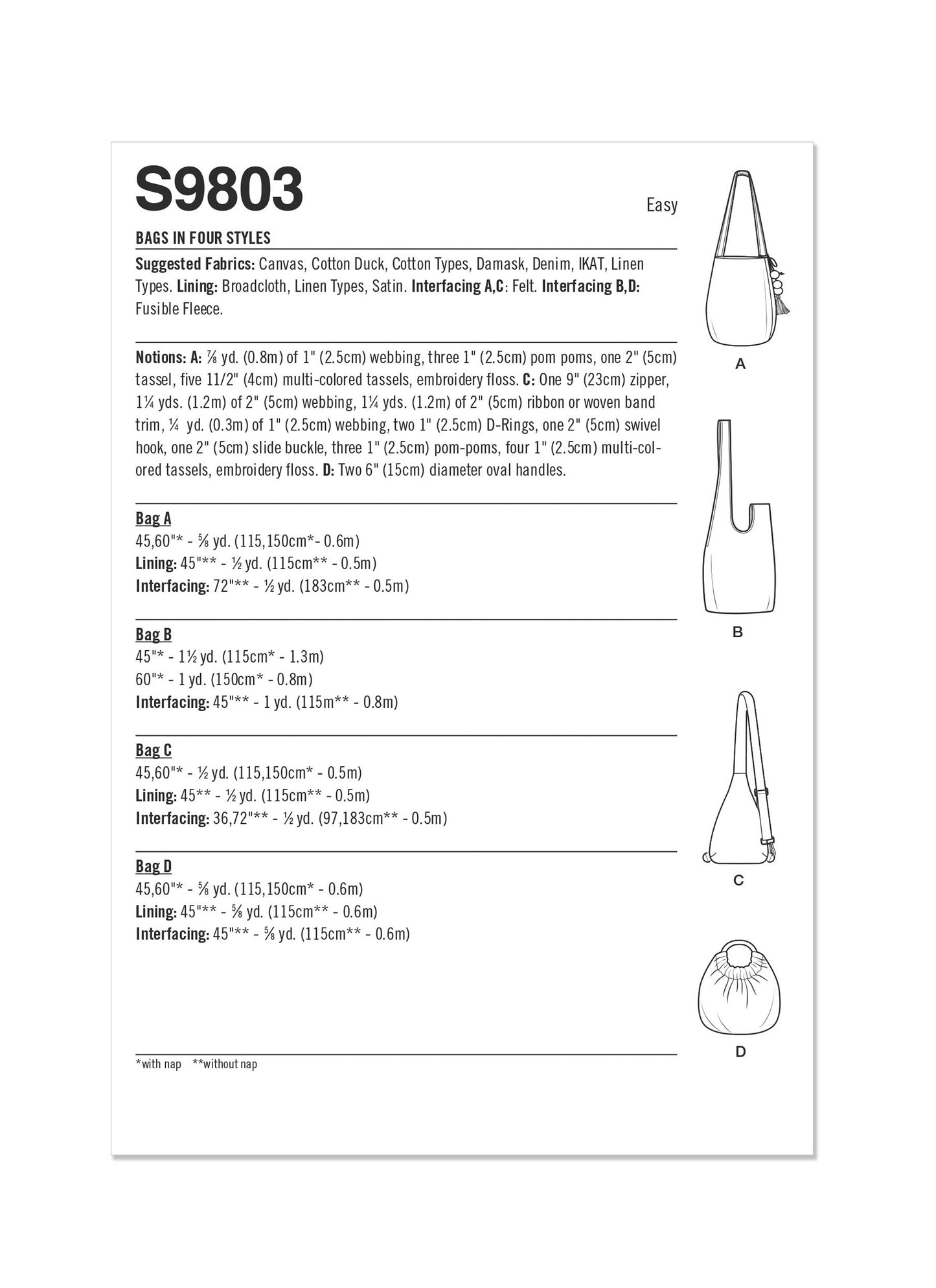 Simplicity 9803
