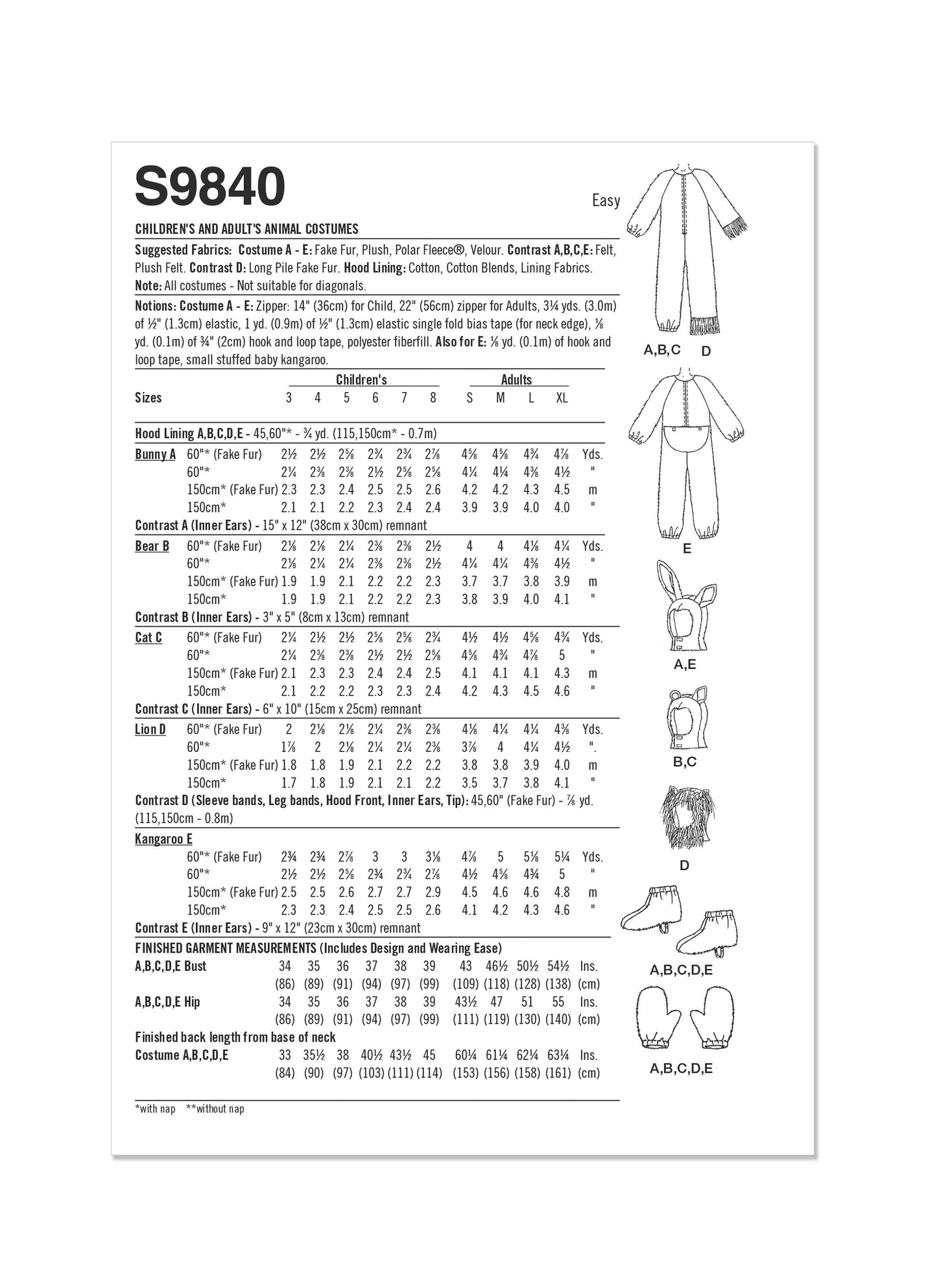 Simplicity 9840