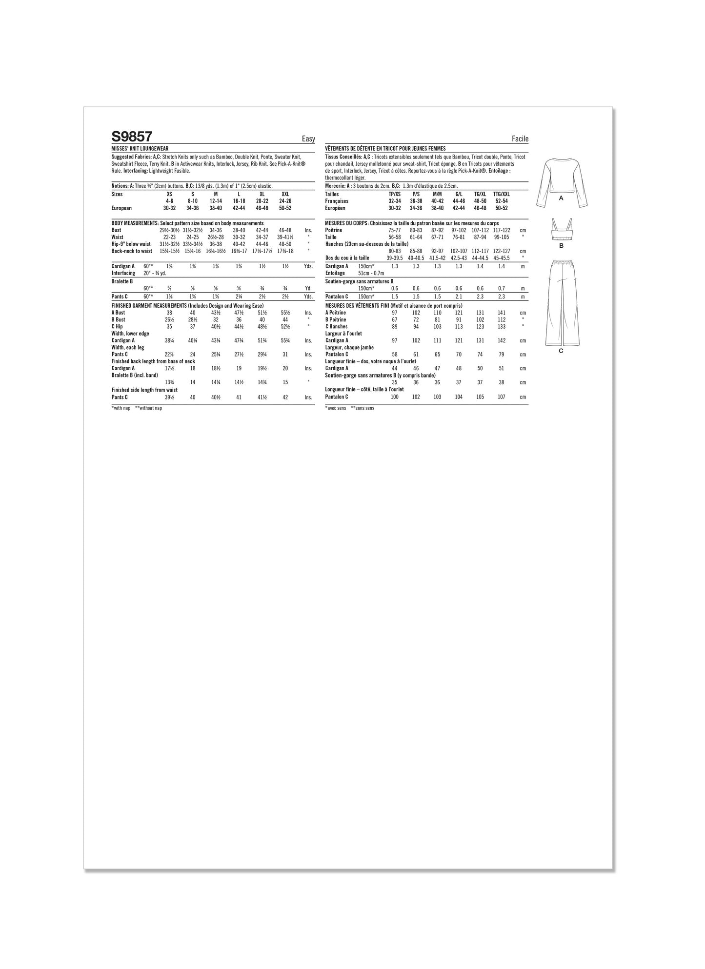 Simplicity 9857