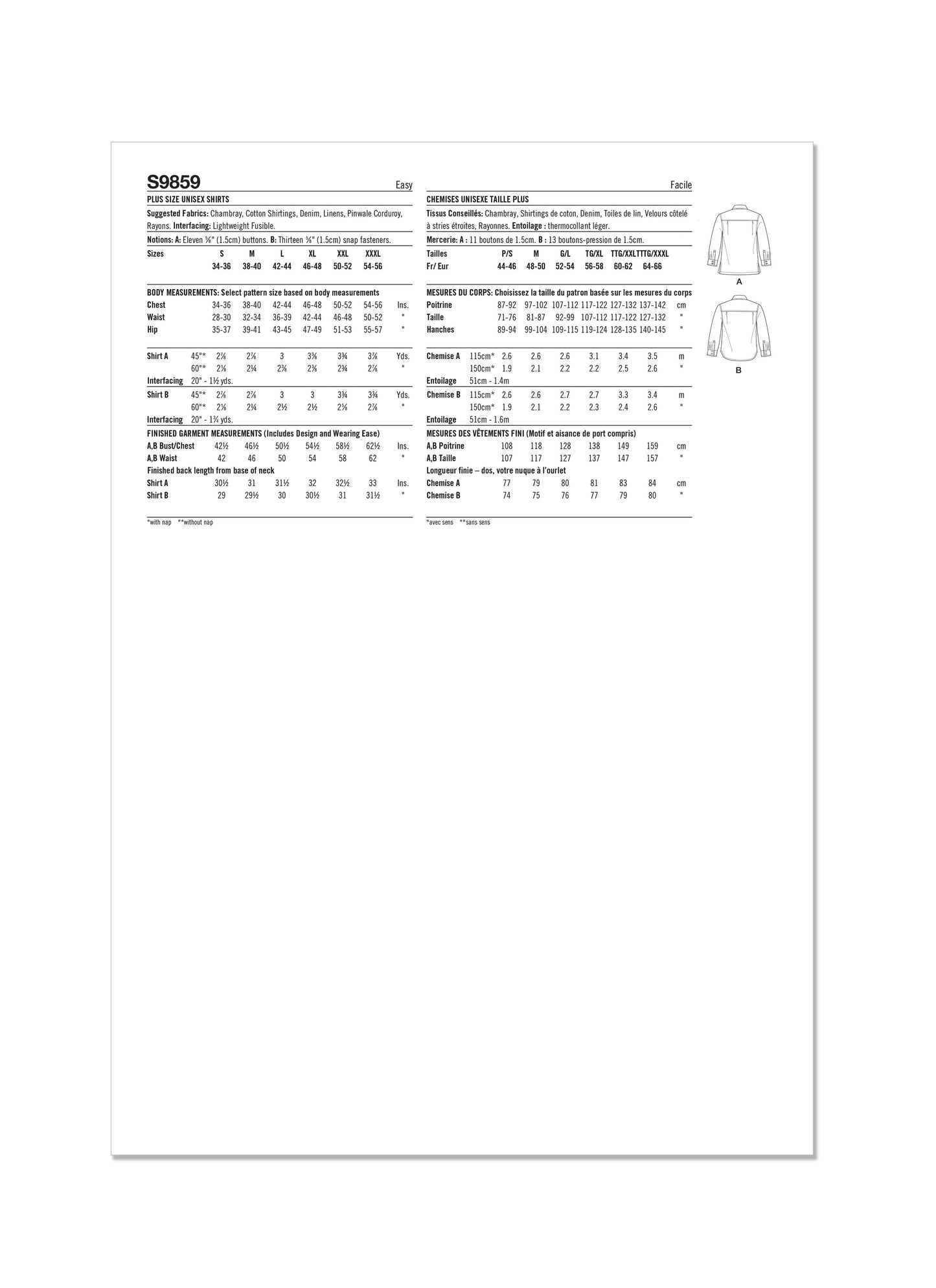Simplicity 9859