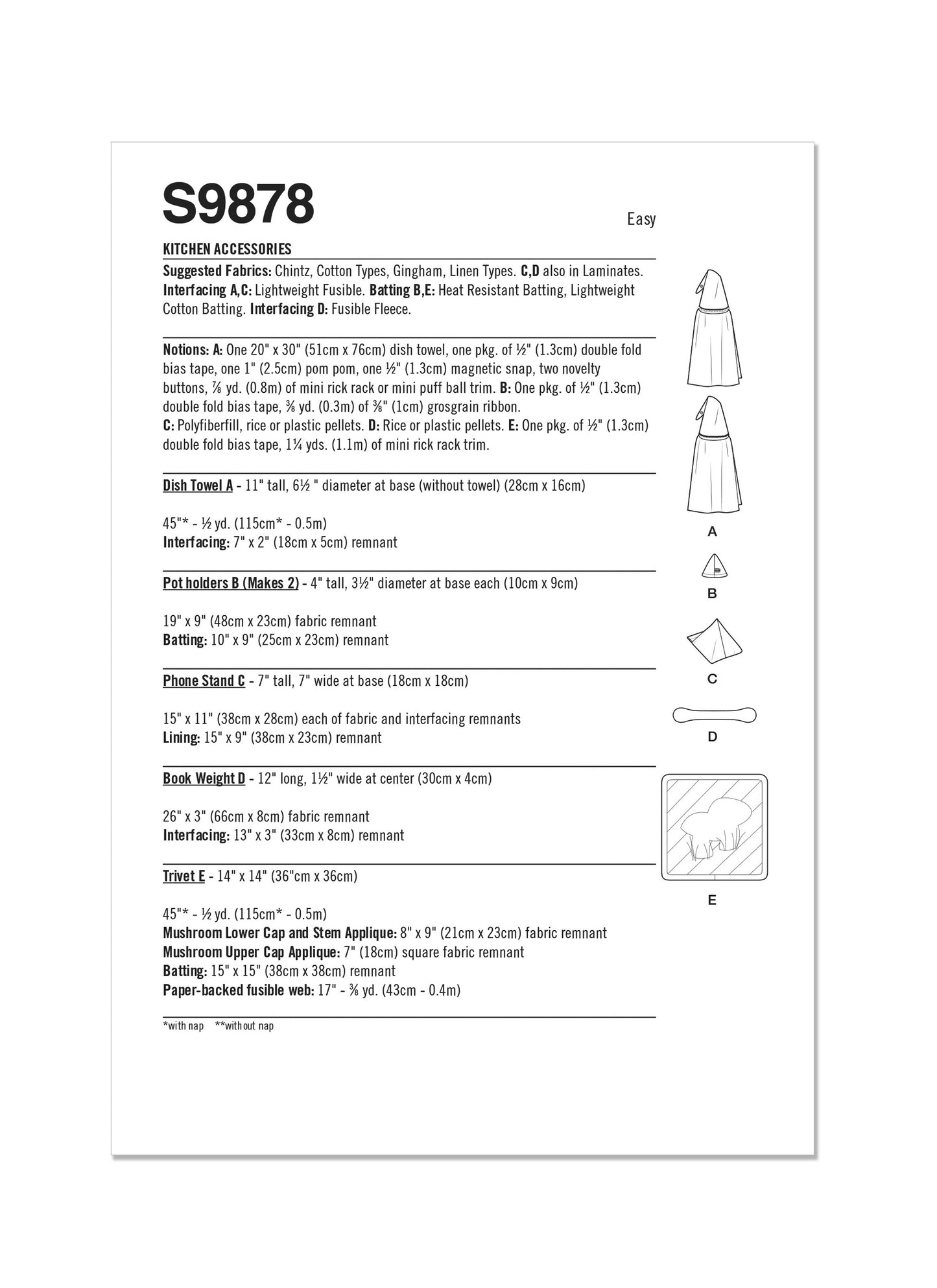 Simplicity 9878