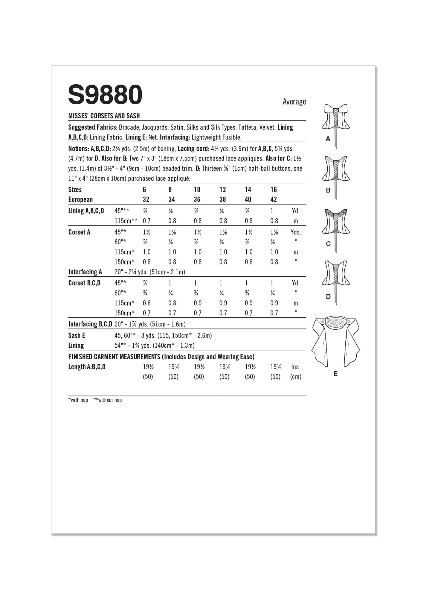 Simplicity 9880