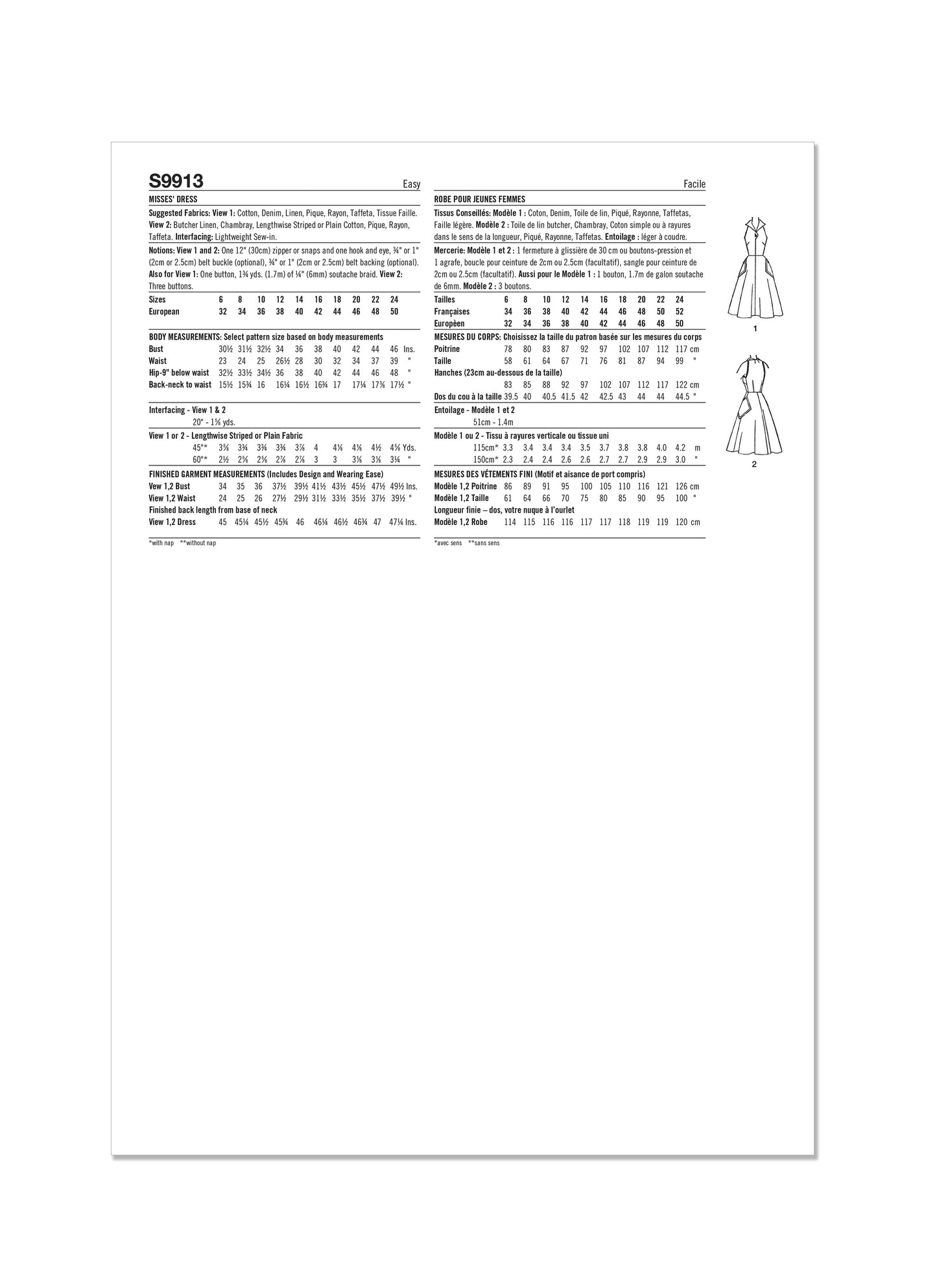 Simplicity 9913