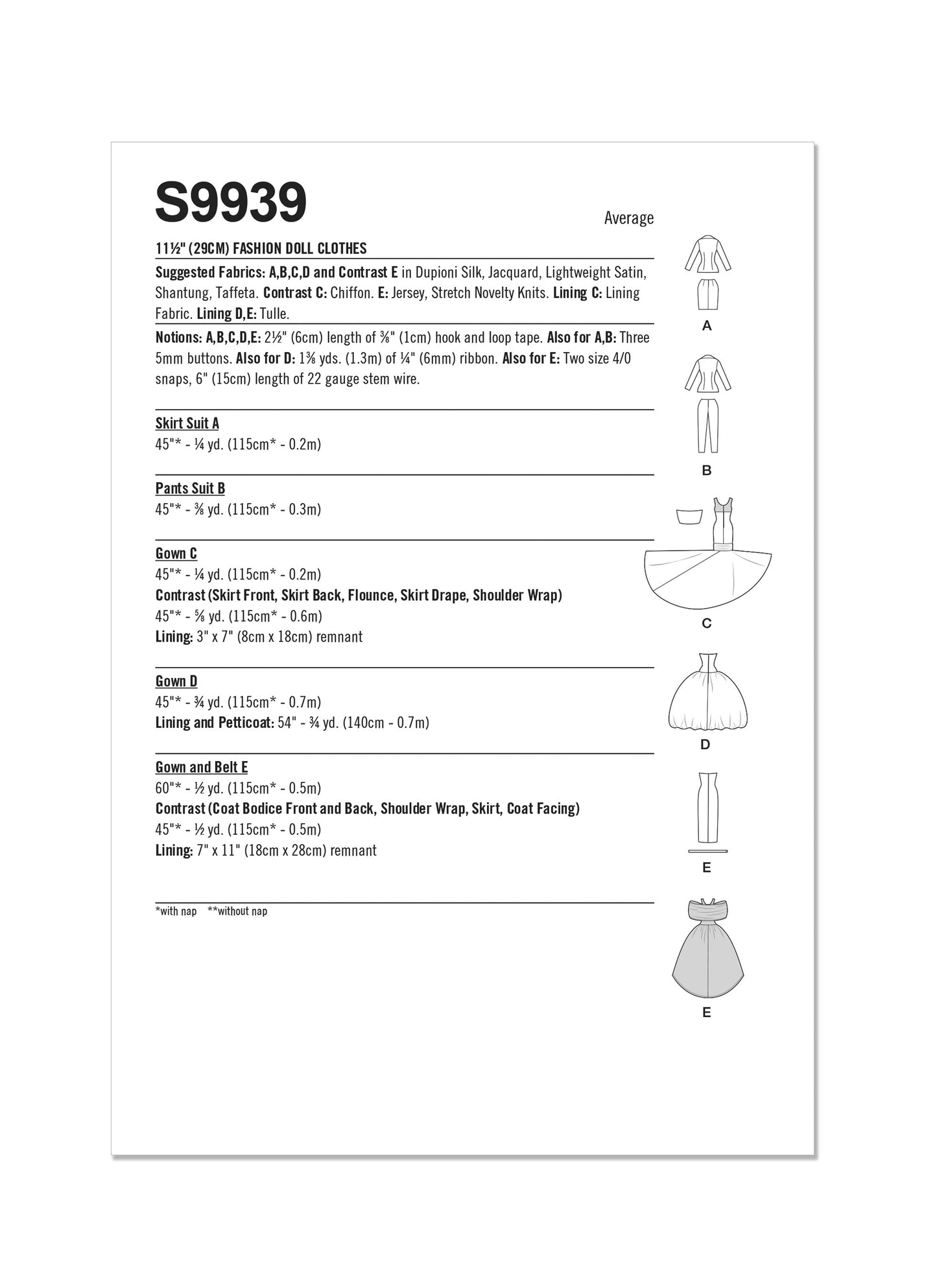 Simplicity 9939